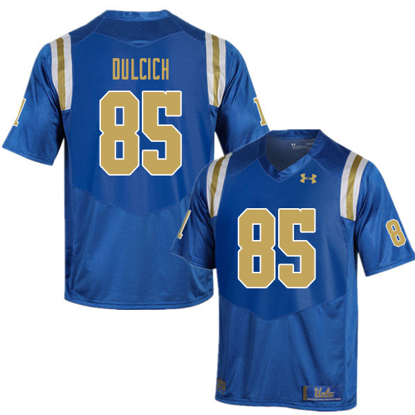 Men #85 Greg Dulcich UCLA Bruins College Football Jerseys Sale-Blue